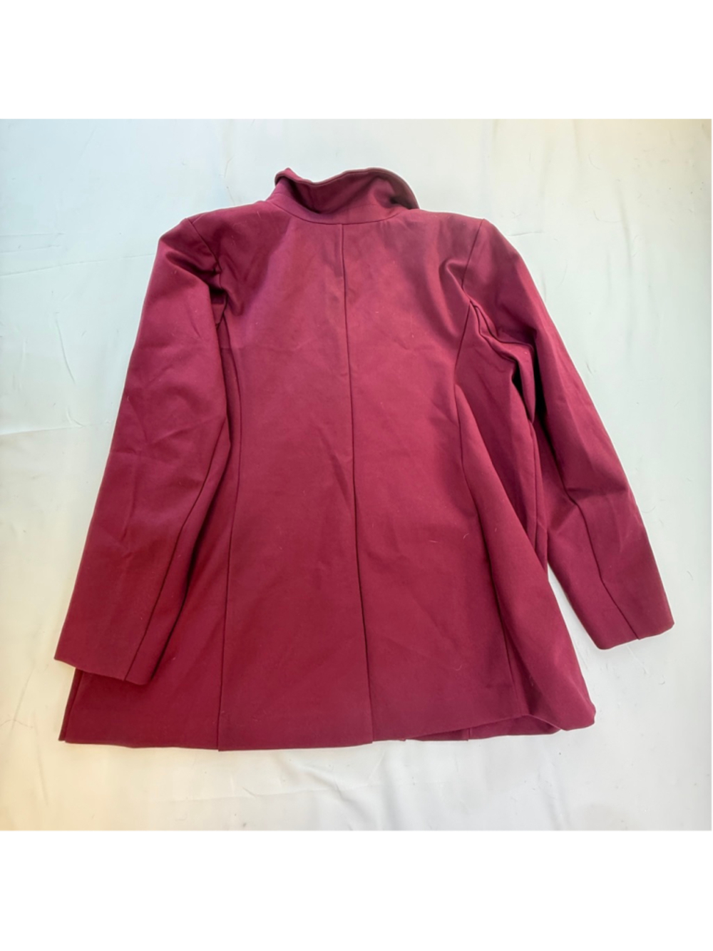 ELOQUII Size 14 Burgundy Skirt Suit Set Blazer Pencil Skirt Career Wear NWT - Picture 5 of 10